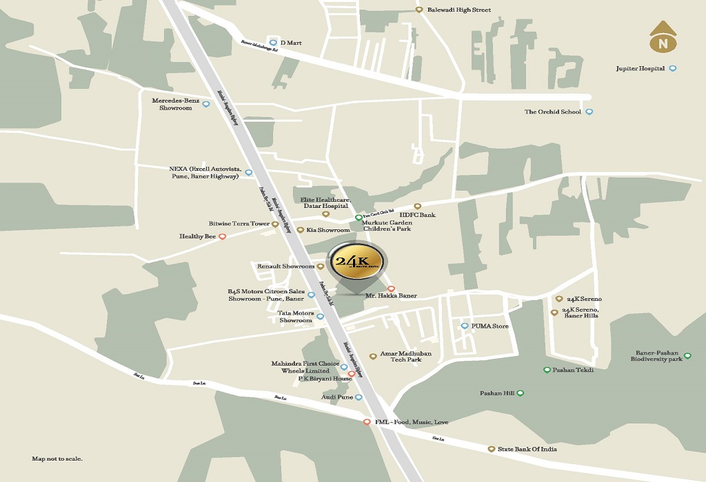 Kolte Altura Location Map